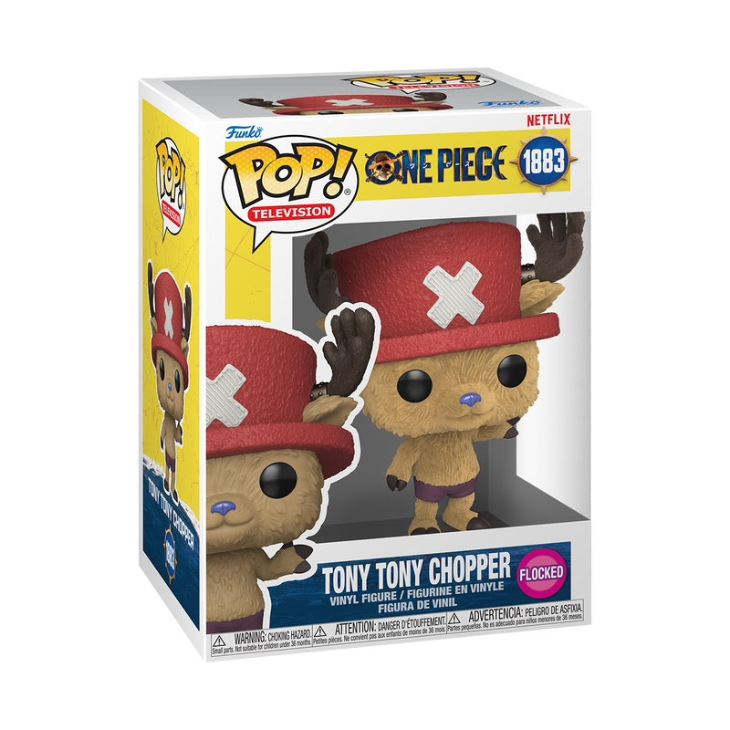 One Piece Netflix - Figurine Pop! Chopper (Floqué) N°1883