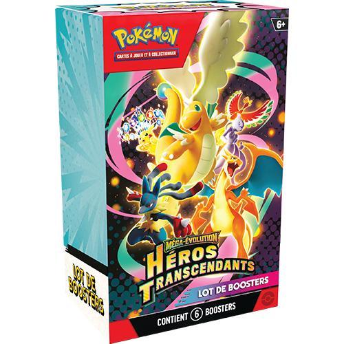 Pokémon - Lot 6 Boosters Héros Transcendants ME 2.5 - FR