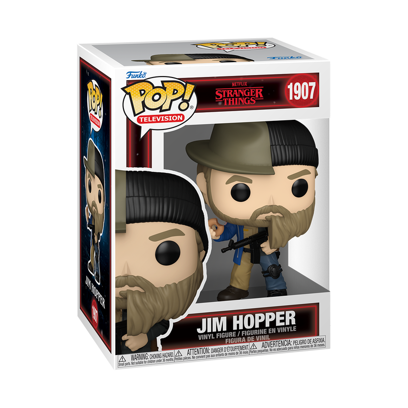 Stranger Things - Figurine Pop! Jim Hopper (Divisé) N°1907