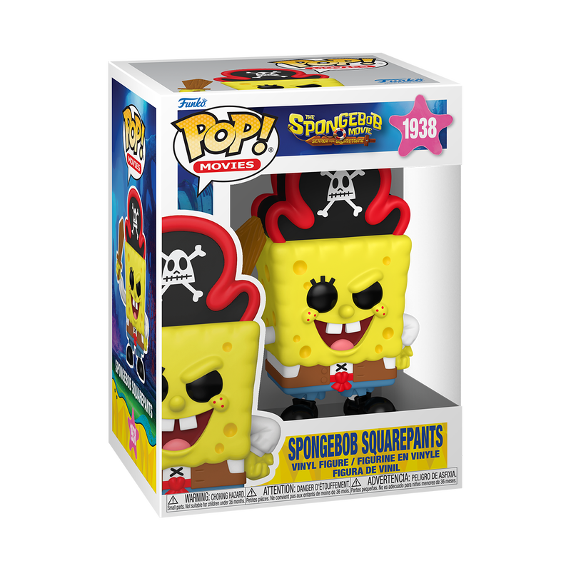 Bob l'Éponge - Figurine Pop! Bob l'Éponge (Pirate) N°1938
