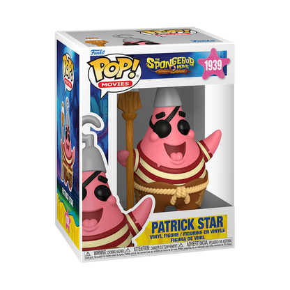 Bob l'Éponge - Figurine Pop! Patrick l'Étoile de Mer (Pirate) N°1939