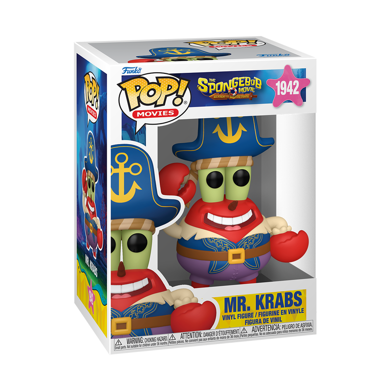 Bob l'Éponge - Figurine Pop! M. Krabs (Pirate) N°1942