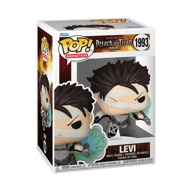 L'Attaque des Titans - Figurine Pop! Levi avec bandages N°1993 Boîte