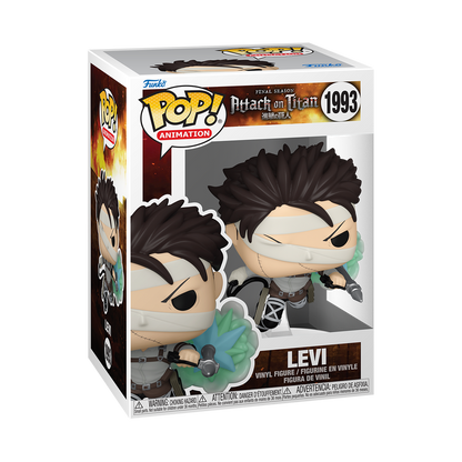 L'Attaque des Titans - Figurine Pop! Levi avec bandages N°1993 Boîte