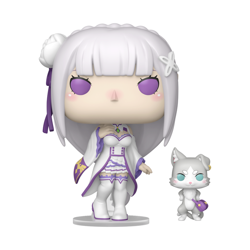 Re:Zero - Figurine Pop! Emilia avec Puck N°2112