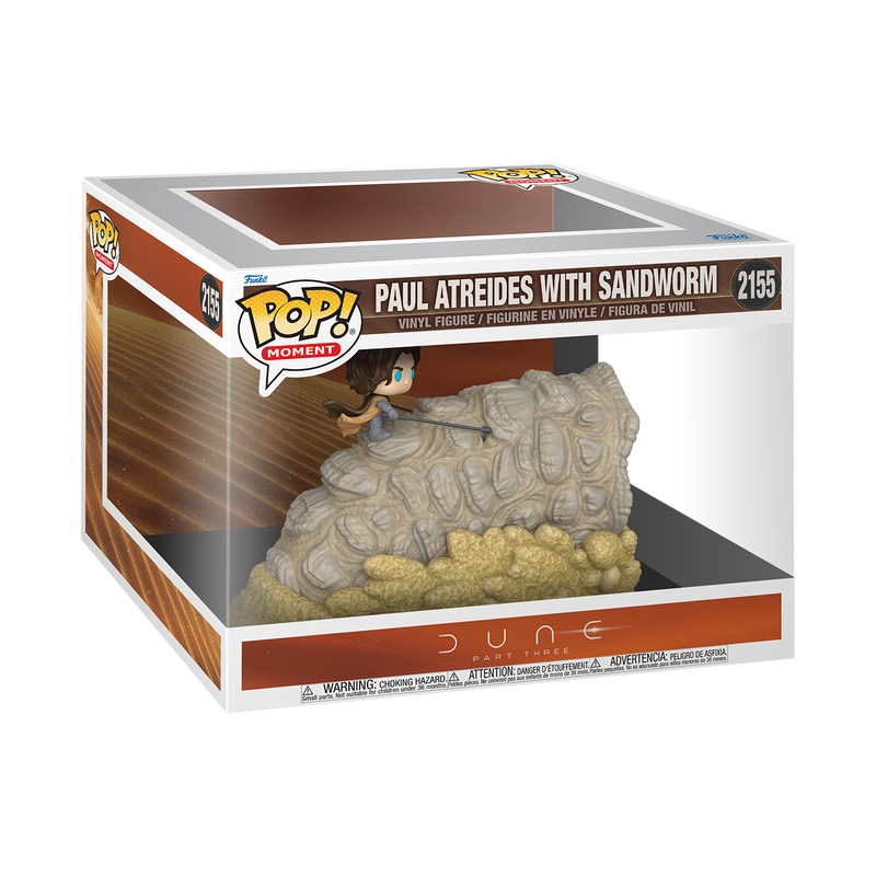 Dune 3 - Figurine Pop! Paul Atreides avec Ver des Sables N°2155