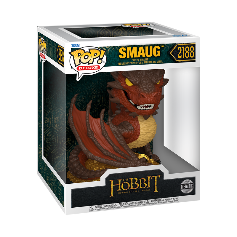 Le Hobbit - Figurine Pop! Deluxe Smaug (Métallique) N°2188
