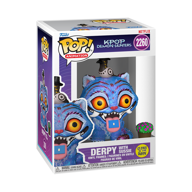 KPop Demon Hunters - Figurine Pop! Tigre avec Sussie (Glow) N°2260