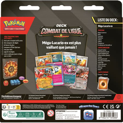 Pokémon - Deck Combat de Ligue Méga-Lucario-ex - FR