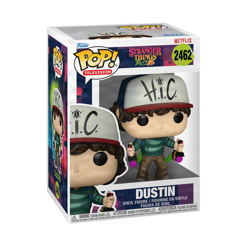 Stranger Things : Chroniques de 1985 - Figurine Pop! Dustin N°2462