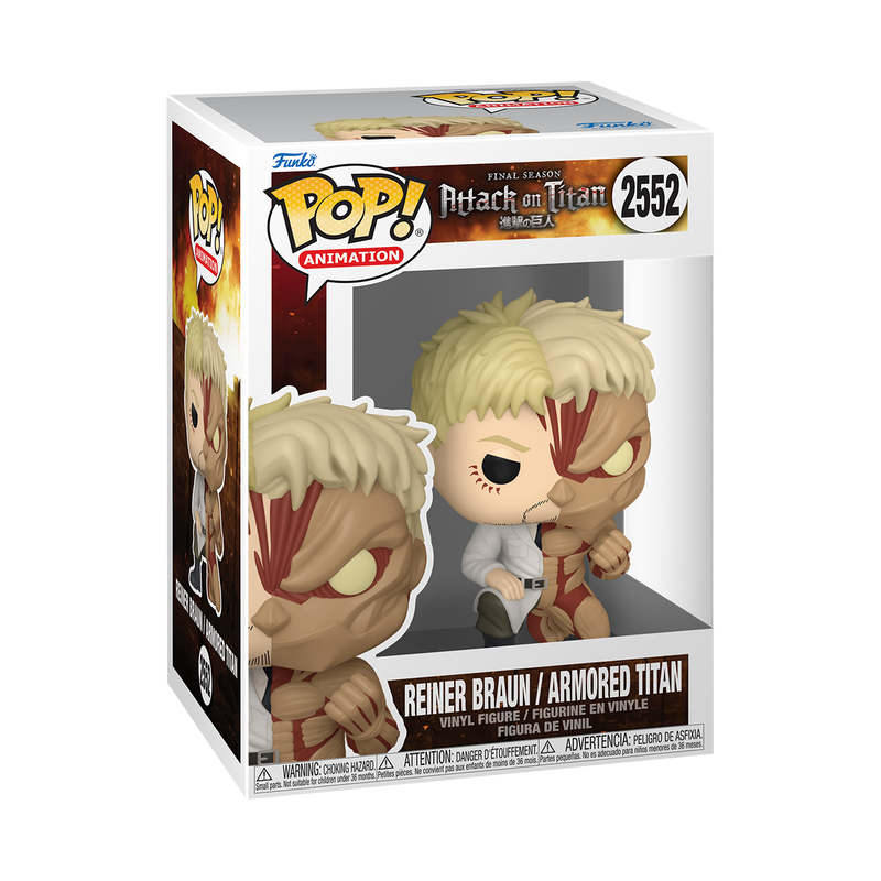 L'Attaque des Titans - Figurine Pop! Reiner / Titan Cuirassé (Divisé) N°2552