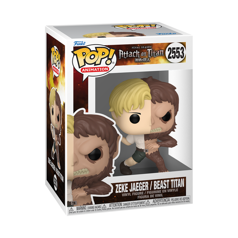 L'Attaque des Titans - Figurine Pop! Zeke / Titan Bestial (Divisé) N°2553
