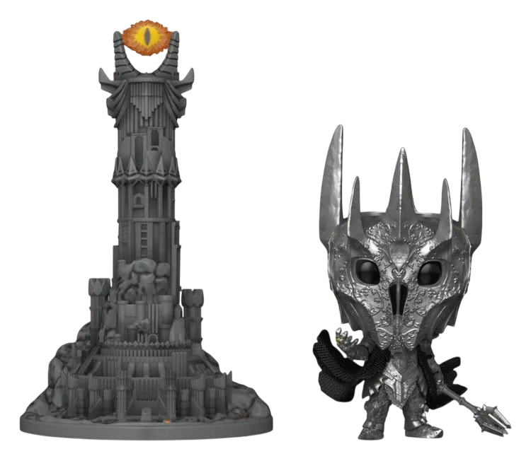 Le Seigneur des Anneaux - Figurine Pop! Town Sauron avec la tour de Barad-Dur N°36