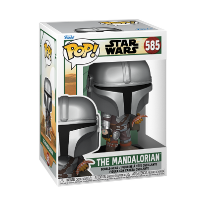 Star Wars - Pop! - Le Mandalorien (avec cadeau pour Grogu)