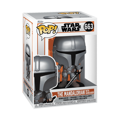 STAR WARS - POP! - THE MANDALORIAN WITH DARK SABER
