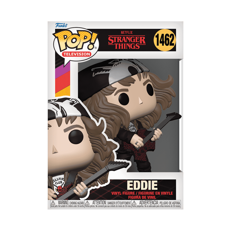 Stranger Things - Figurine Pop! Eddie avec guitare N°1462 - en boîte