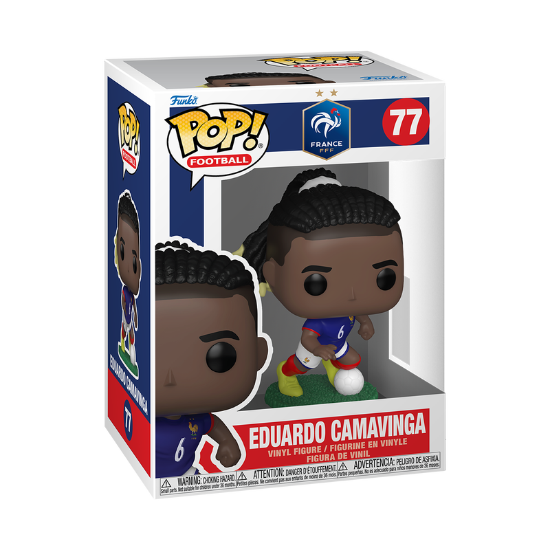 Football - Figurine Pop! Eduardo Camavinga N°77 - Équipe de France