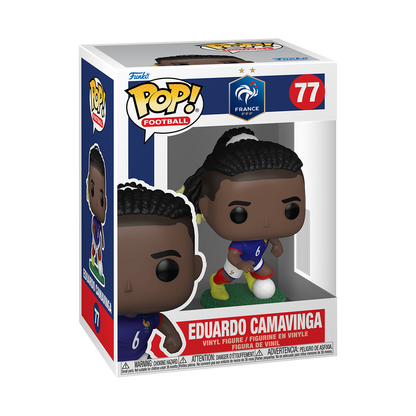 Football - Figurine Pop! Eduardo Camavinga N°77 - Équipe de France