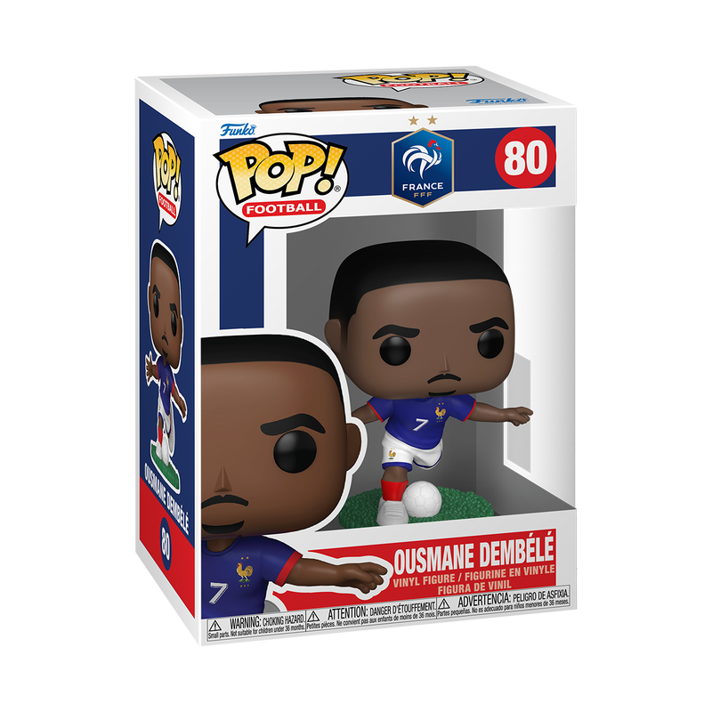 Football - Figurine Pop! Ousmane Dembélé N°80 - Équipe de France