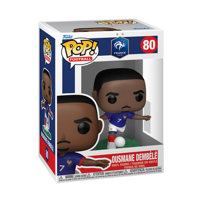 Football - Figurine Pop! Ousmane Dembélé N°80 - Équipe de France