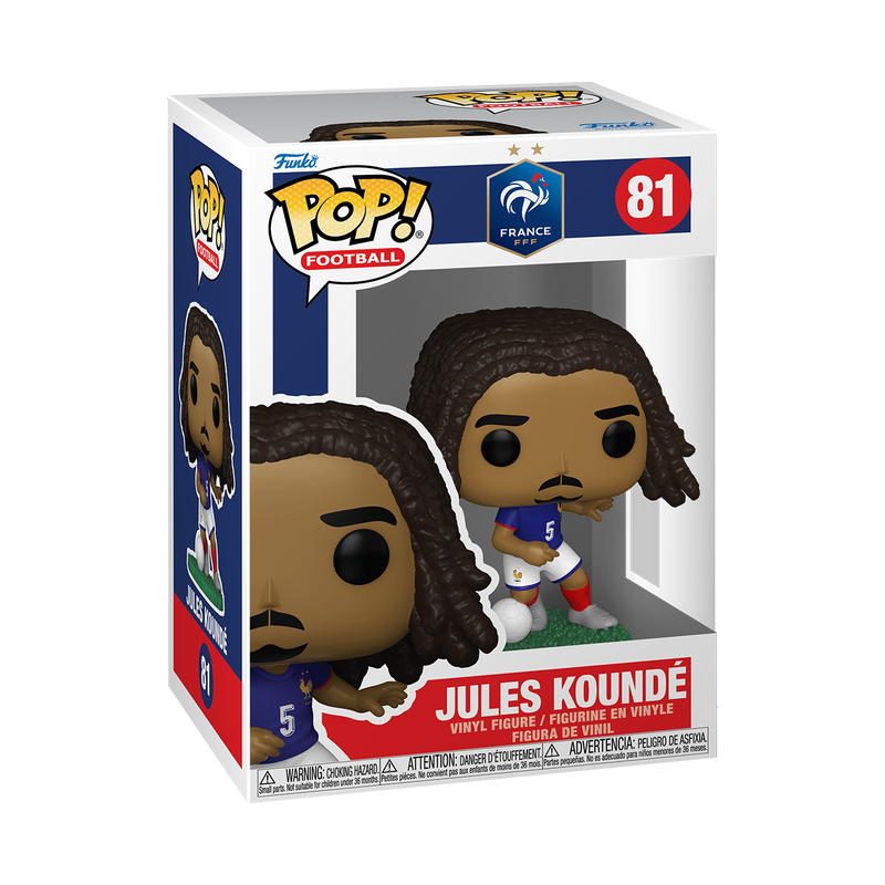 Football - Figurine Pop! Jules Koundé N°81 - Équipe de France