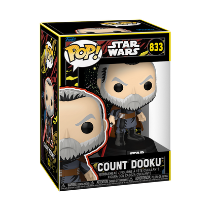 Star Wars - Figurine Pop! Comte Dooku (Retro) N°833