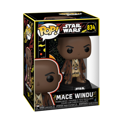 Star Wars - Figurine Pop! Mace Windu (Retro) N°834