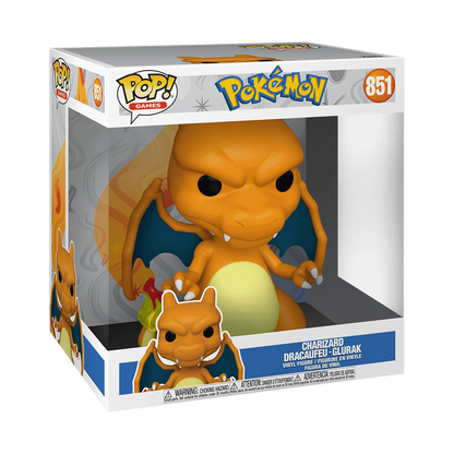 Pokémon - Figurine Pop! Jumbo Dracaufeu N°851