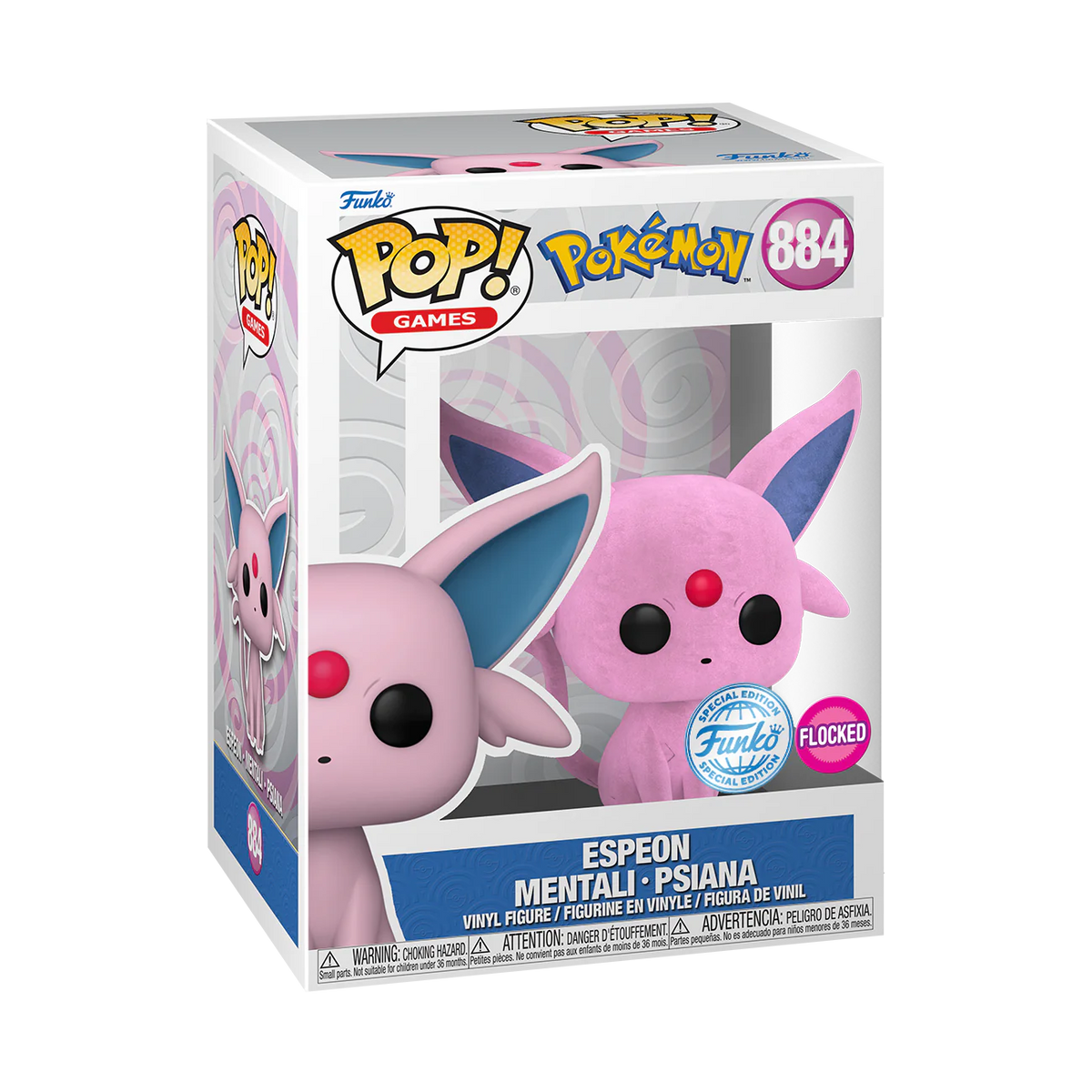 Pokémon - Figurine Pop! Mentali Édition Spéciale Floquée N°884 Boîte