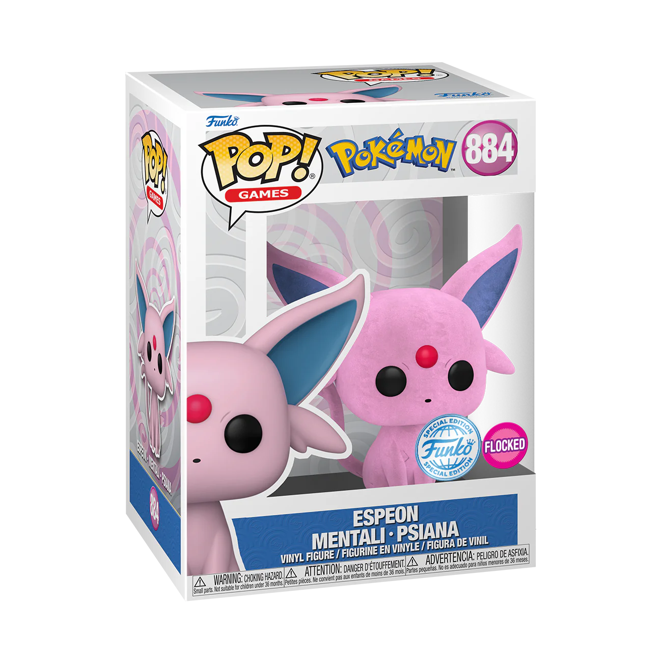Pokémon - Figurine Pop! Mentali Édition Spéciale Floquée N°884 Boîte