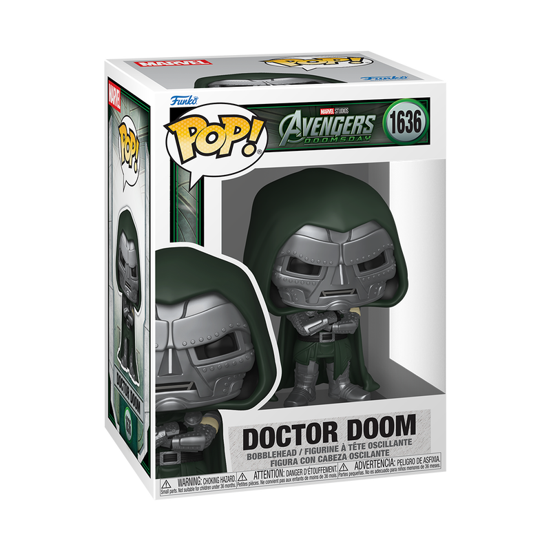 Funko Pop! Docteur Doom N°1636 Avengers: Doomsday - boîte à fenêtre