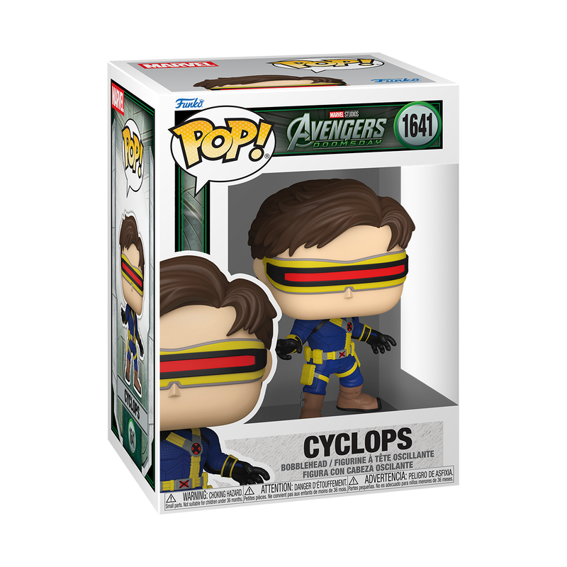 Funko Pop! Cyclope N°1641 Avengers: Doomsday - boîte à fenêtre