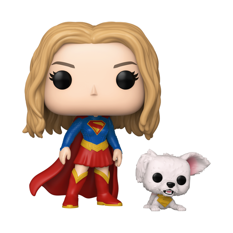 Supergirl - Figurine Pop! Supergirl avec Krypto chiot N°633 - figurine seule