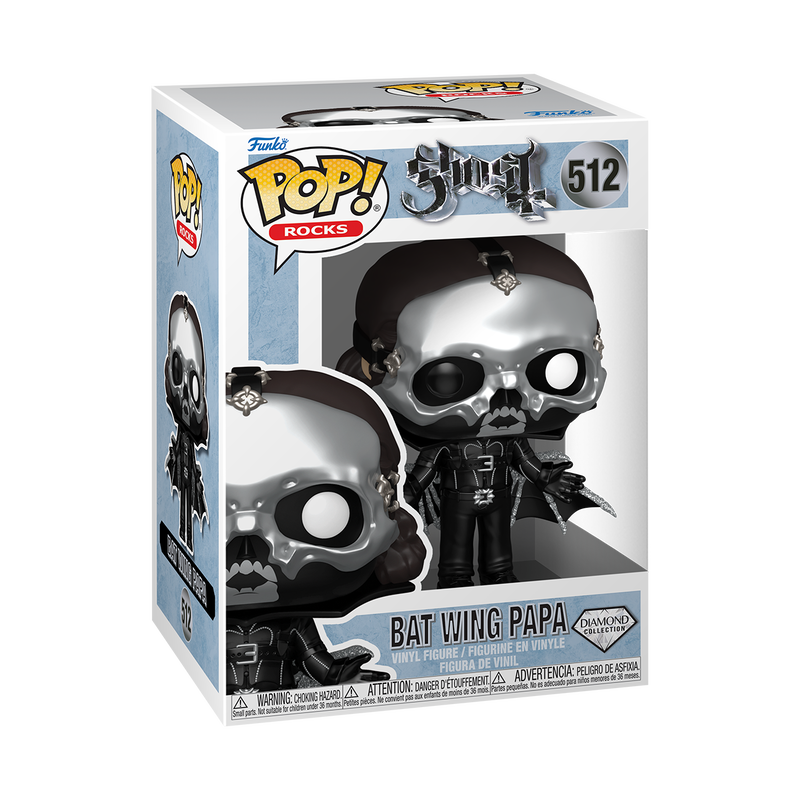 Figurine Funko Pop! Bat Wing Papa Diamant N°512 de Ghost dans sa boîte