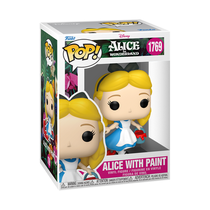Alice au Pays des Merveilles - Figurine Pop! Alice avec peinture N°1769 - figurine en boîte