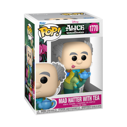 Alice au Pays des Merveilles - Figurine Pop! Chapelier Fou avec thé N°1770 - figurine en boîte