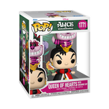 Alice au Pays des Merveilles - Figurine Pop! Premium Reine de Cœur avec Chat du Cheshire N°1771 - figurine dans sa boîte