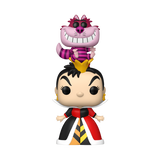 Alice au Pays des Merveilles - Figurine Pop! Premium Reine de Cœur avec Chat du Cheshire N°1771 - figurine seule