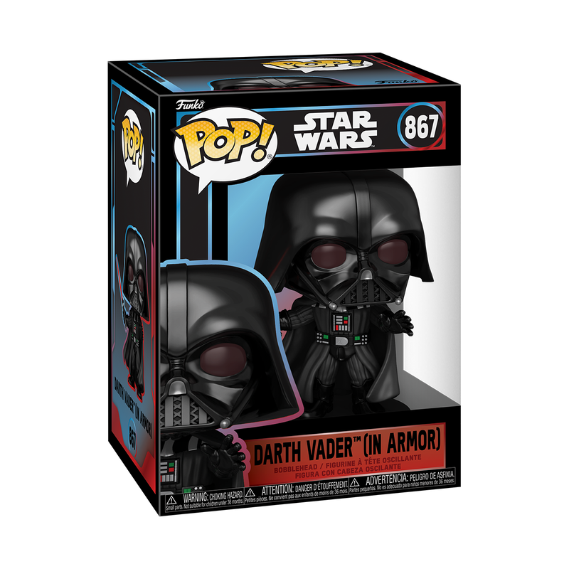 Star Wars - Figurine Pop! Dark Vador en armure N°867 - en boîte