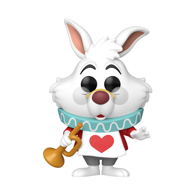 Alice au Pays des Merveilles - Figurine Pop! Lapin Blanc avec trompette N°1772 - figurine seule