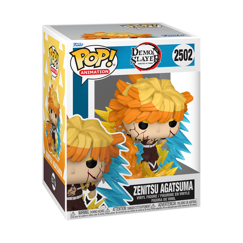 Demon Slayer - Figurine Pop! Premium Zenitsu Agatsuma N°2502 - figurine dans sa boîte