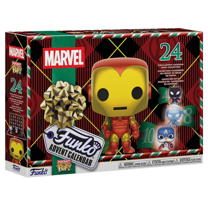 Calendrier de l'Avent Marvel Pocket Pop! 2026 – boîte