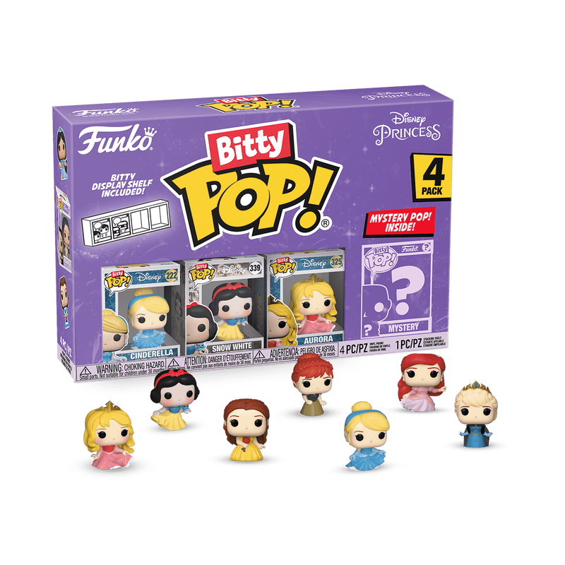 Bitty Pop! Disney Princesses - Cendrillon - Blanche Neige - Aurore