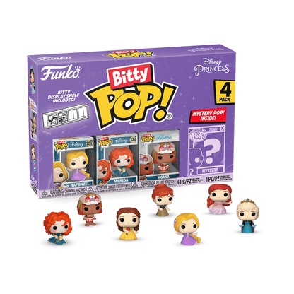 Bitty Pop! Disney Princesses - Raiponce - Mérida - Vaiana