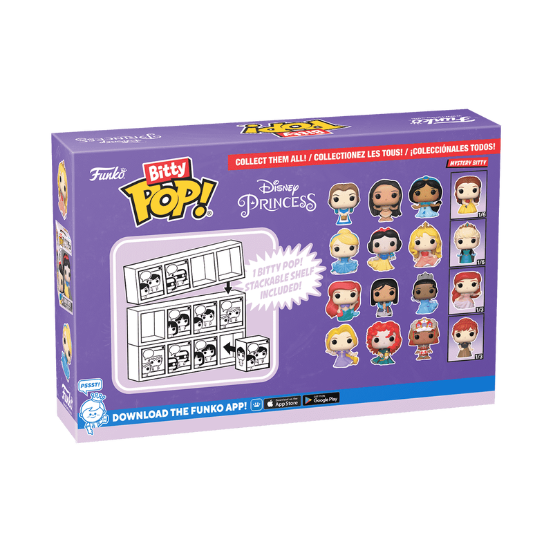 Bitty Pop! Disney Princesses - Raiponce - Mérida - Vaiana