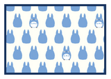 Mon Voisin Totoro - Plaid Silhouette Totoro Bleu 70 x 100 cm — produit seul
