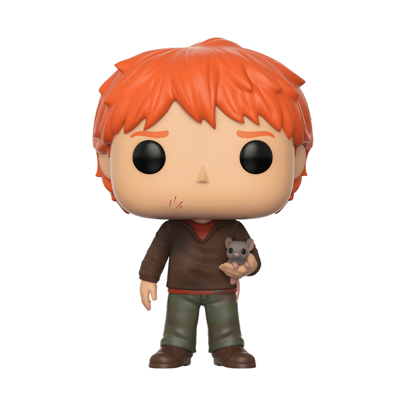 Harry Potter - Figurine Pop! Ron Weasley avec Croûtard N°44 — figurine seule, fond transparent