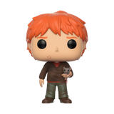 Harry Potter - Figurine Pop! Ron Weasley avec Croûtard N°44 — figurine seule, fond transparent