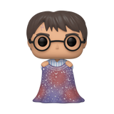 Harry Potter - Figurine Pop! Harry avec Cape d’Invisibilité N°112 — figurine seule, fond transparent