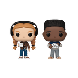 Stranger Things - Pack de 2 Figurines Pop! Max et Lucas Saison 4 — figurine seule, fond transparent